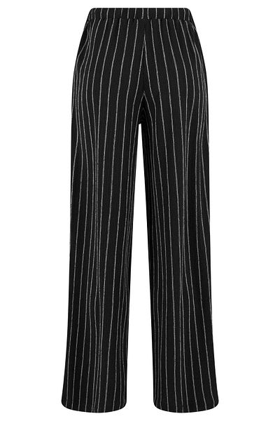 Urban Classics Strukturierte, gestreifte Hose mit entspannter Passform für Damen