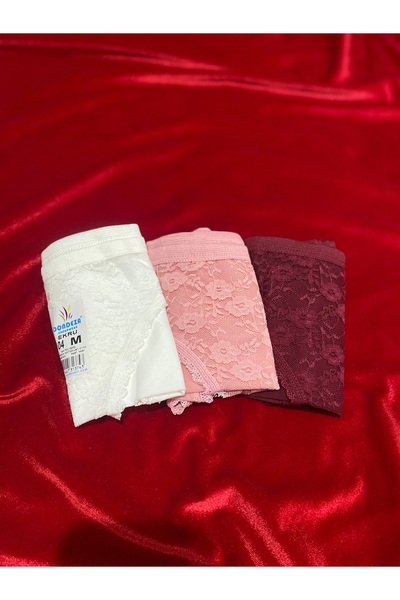 Dondeza dantelli külot 3lü paket