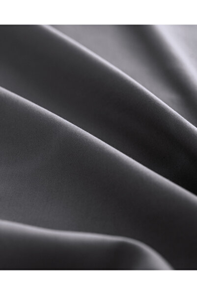 Madame Coco Ciel Double 100% Cotton Satin Duvet Cover - Dark Gray