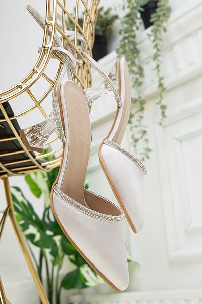 Egepass Lux Crystal Heels Belekti Honeymoon Shoes Envelope for Your Stylish Style with Fazıl Array