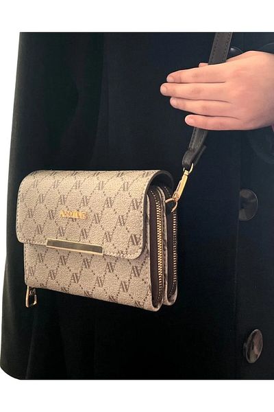 Armine ARM-381 Geantă pentru femei Mink Dot