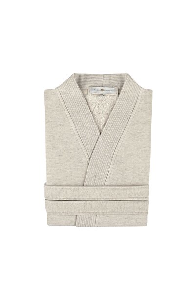 CASA LUSSO MONO LINEN BATHROBE