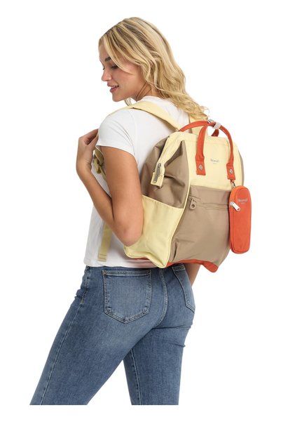 Himawari Rucsac de damă Hw-1027 cu compartiment pentru laptop și husă suplimentară pentru accesorii