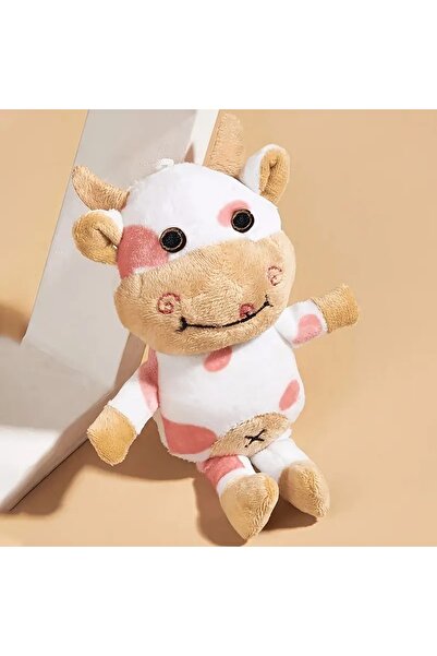 Dodemert Home Dayanıklı İnek Tasarımlı Köpek Peluş Oyuncak Dayanıklı Çiğneme ...