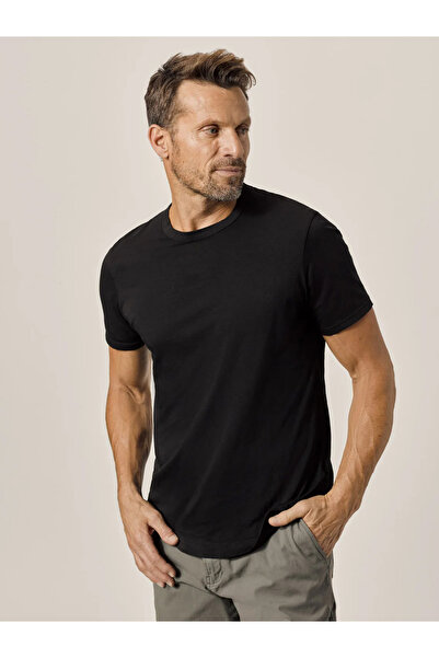 WEARTEX Unprinted Slim Fit Oval Cut T-Shirt