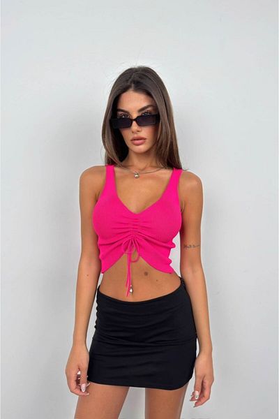 Kokosh moda Μπροστινή μπλούζα με κορδόνια
