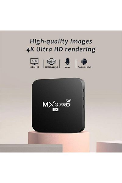 COOYA MXQ Pro  TV Box,5G Android 12.1,HD 3D 2.4G/5G WiFi Quad Core,Smart Home Media Player,4K