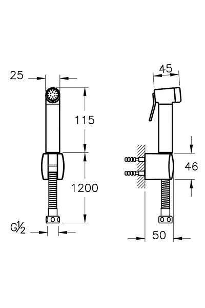VitrA Sink drain trap, symmetrical - rosette