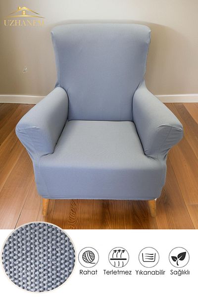 uzhanem Single Sofa Cover Sofa Cover - Armchair Seat Cover