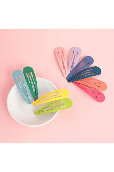 Miniso Renkli Çıt Çıt 4'lü Saç Tokası