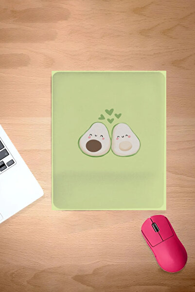 KARMAT Dreptunghi, avocado verzi, mouse pad confortabil cu suport pentru înch...