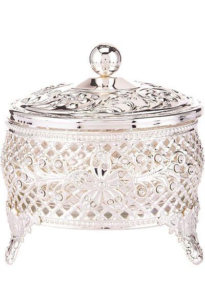 AKDC Sugar Pot S L(9CM) XW(9CM) XH(10CM) Silver
