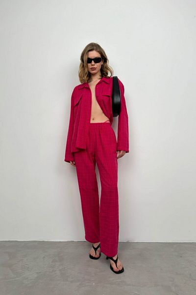 leyla sanat sanata yeni bir bakış açısı Leyla Sanat a New Perspective on Art Pocket Shirt Pants Suit Two-Piece