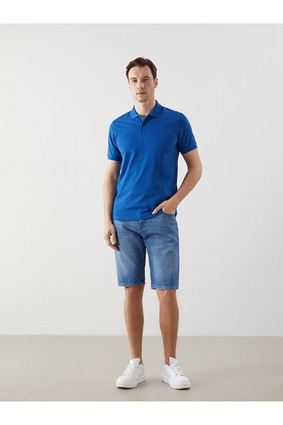 LC Waikiki Ανδρικό μπλουζάκι Polo με κοντό μανίκι Pique