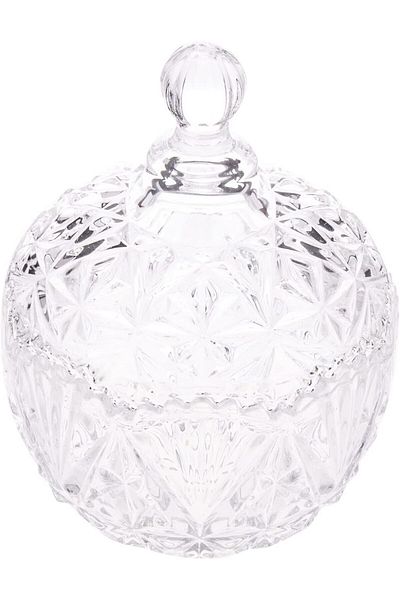 AKDC Red Cherry Candy Pot L(14CM) XW(14CM) XH(19CM) White