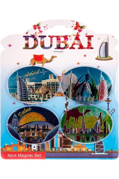 AKDC مغناطيس دبي 4 قطع