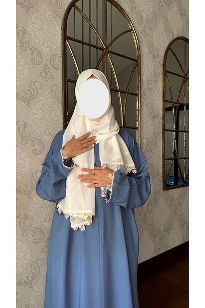 Nimet Abla Butik Hand Embroidered Prayer Dress