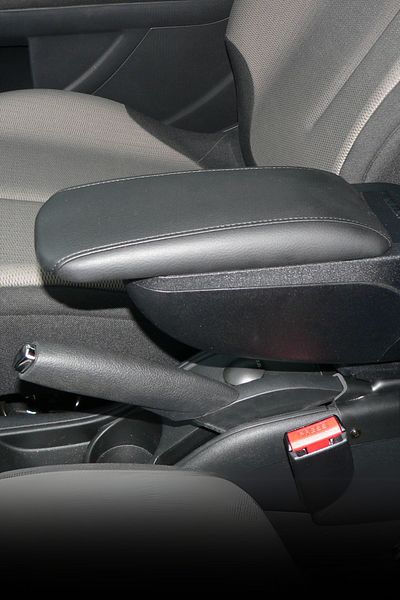Kingstar Universal Black Stitched Leather Surface Sliding Armrest