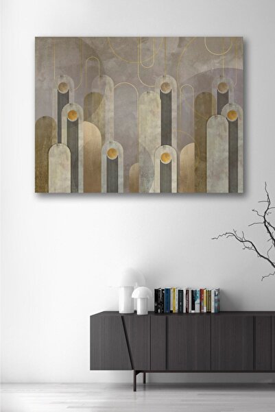 Hediyeler Kapında Cupbuter Tage Dekoratif Kanvas Tablo