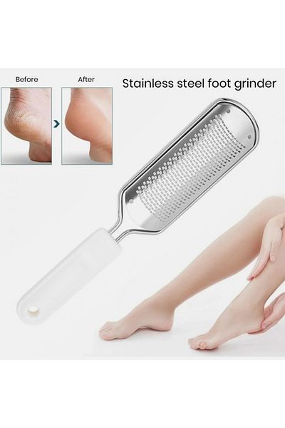 Nano Absolute Stainless Steel Thin Heel Grater - Professional Foot File, Dead Skin Remover Pedicure Tool