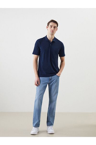LC Waikiki Ανδρικό μπλουζάκι Polo με κοντό μανίκι Pique