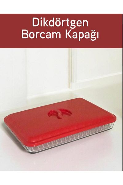 Doğuş Mutfak Plastic Rectangular Pyrex Cover