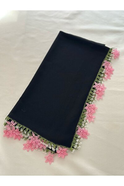 NUMİSTORE İğne oyası siyah renk namaz örtüsü