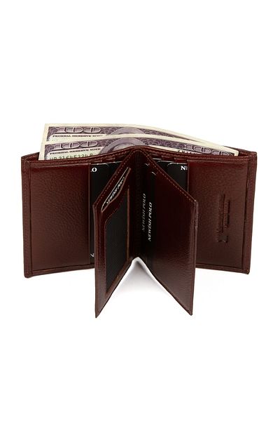 Newish Polo Мъжки портфейл и картодържател от естествена кожа