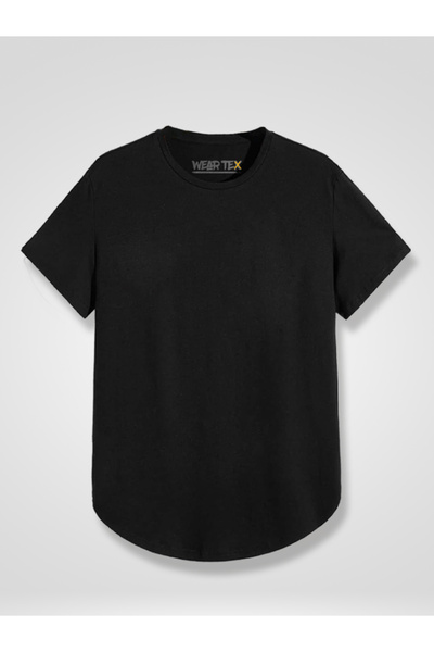 WEARTEX Unprinted Slim Fit Oval Cut T-Shirt