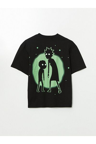 LC Waikiki Tricou pentru bărbați cu imprimeu Rick și Morty cu gât crew