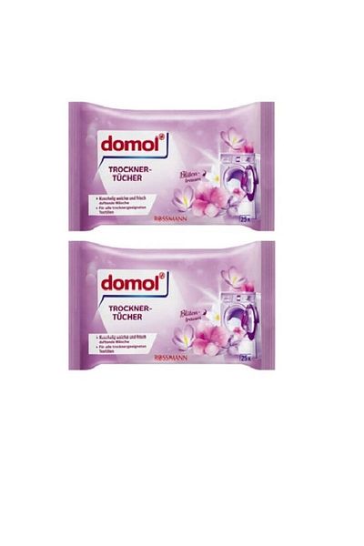 DOMOL Dryer Wipes X2