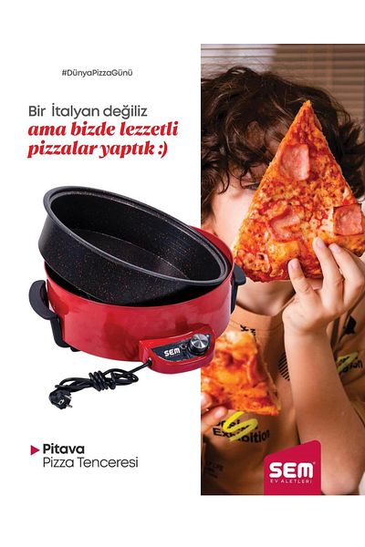 SEM Pitava Sc-240 Electro - Pizze Cooker Pan