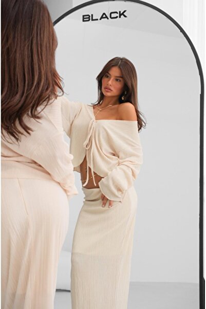 buğrahayalin    Low Waist Maxi Length Skirt