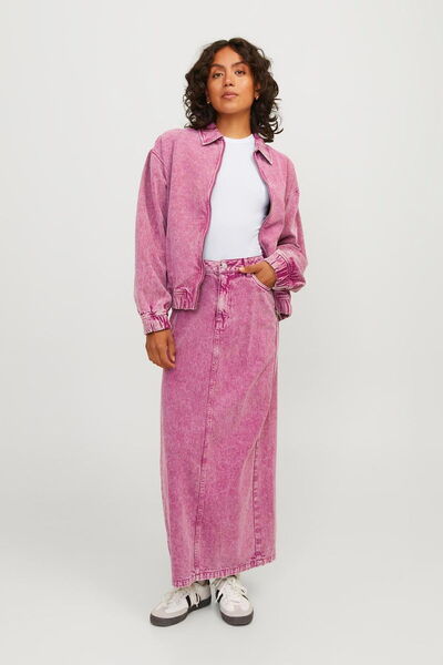 Jack & Jones Γυναικείο κοντομάνικο μονόχρωμο μπλουζάκι - Gigi