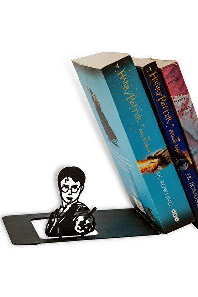 renovatio Harry Potter Metal Kitap Tutucu- Kitap Desteği - Ev ve Ofis Raf Mas...