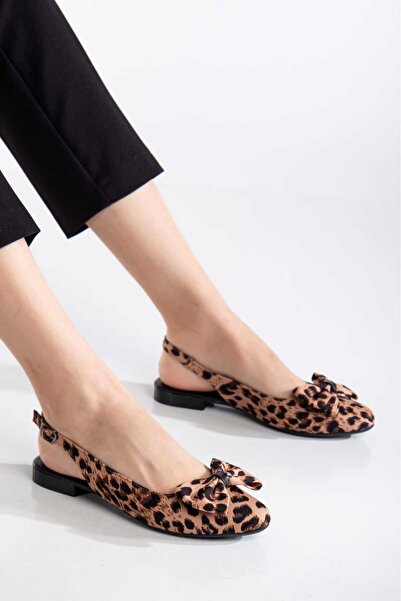 Bilalim Shoes imprimeu leopard pantofi de damă cu spatele deschis, pentru bal...