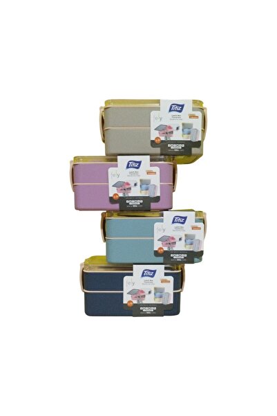 Titiz Plastik Titiz Ap-9477 Fely Two Compartment Lunch Box Set