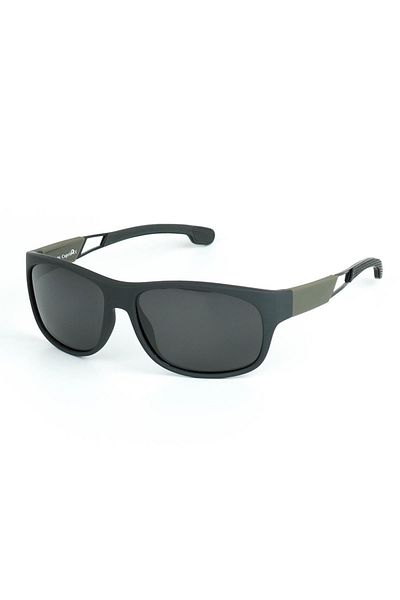 Di Caprio Men's Green Polarized Protected Rectangular Model Sunglasses