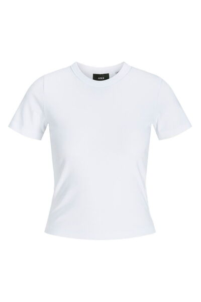 Jack & Jones Γυναικείο κοντομάνικο μονόχρωμο μπλουζάκι - Gigi