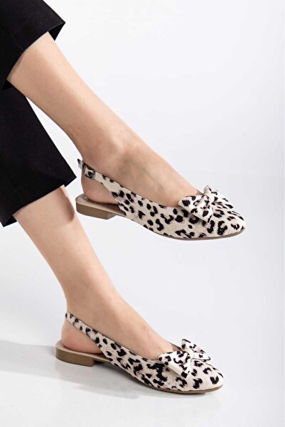 Bilalim Shoes imprimeu leopard pantofi de damă cu spatele deschis, pentru bal...
