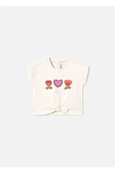 MAYORAL Baby Girl Bone T-Shirt 1046