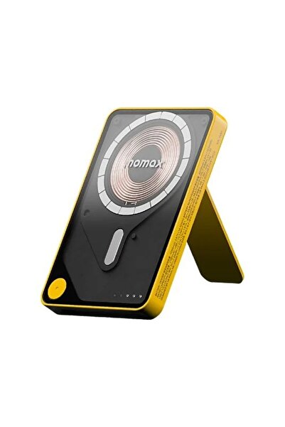 Momax 1-Power X Pro Magnetic Wireless Battery Pack (5000mAh) with Stand and B...