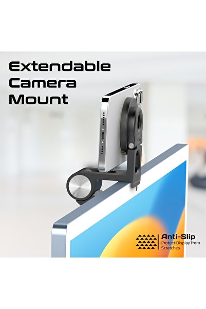 Promate Extendable Phone Mount with Foldable Stand