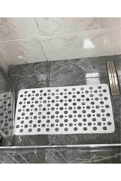 MAİN SHOP Αντιολισθητική καμπίνα ντους Μπάνιο και χαλάκι ντους με 66 βεντούζες 33 X 66 cm M-141