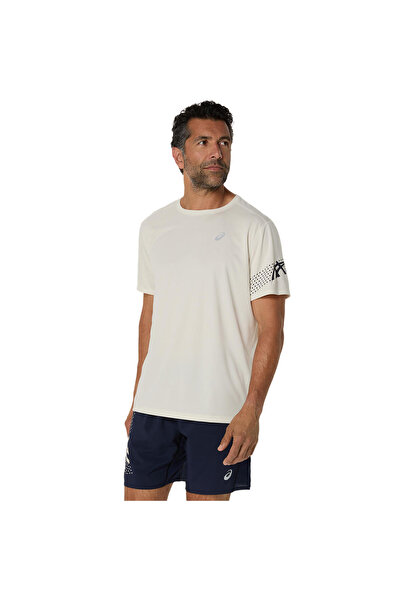 Asics Icon Erkek Bej Koşu T-Shirt 2011D239-200