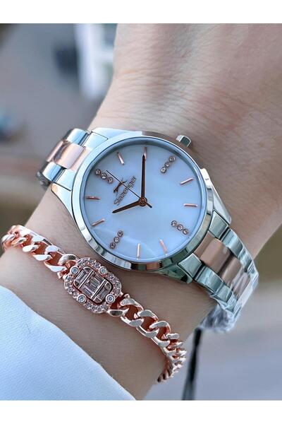 Slazenger Steel Cord 2 Years Warranty 5 Atm Bracelet Gift Women Wrist Watch Bsl.9.2464.3.03