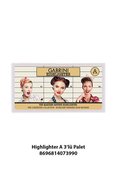 Gabrini Highlighter Set a 3& # 39;S
