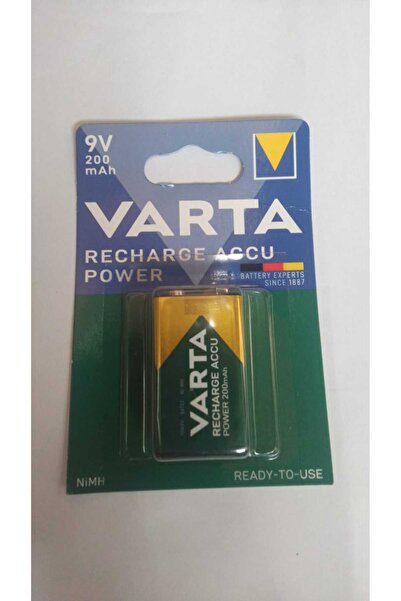 Varta 9V 200mAH RECHARGE ACCU POWER (ŞARJLI)