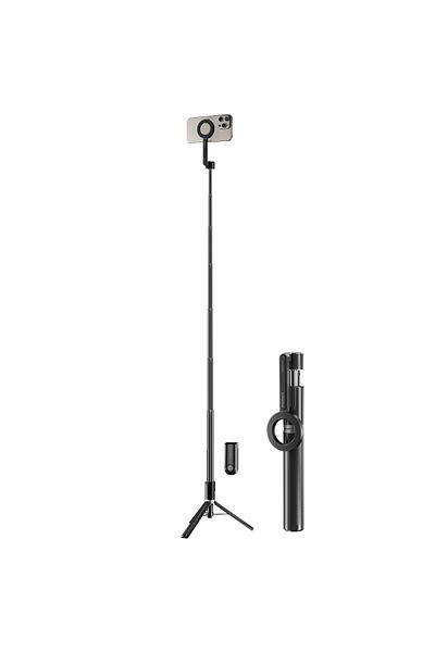 Promate Universal Selfie Stick with Integrated Tripod Stand, 10m and Built-In Remote Controller