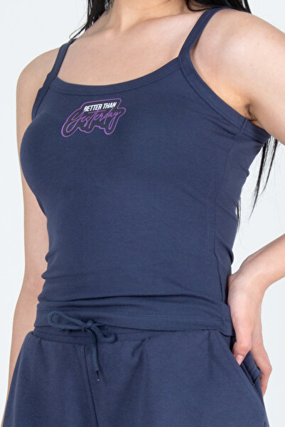 Kyron Women's Motivational Printed 100% Cotton Sling Undershirt - Casual and ...